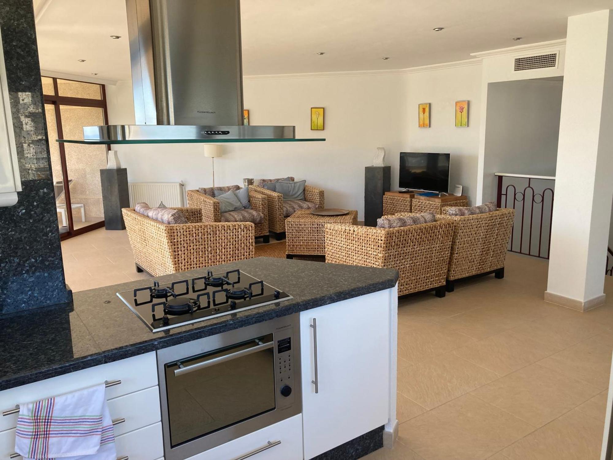 Apartament Atico Duplex Penthouse Rosa Marina Club Nautico Calpe Penon Sea View Zewnętrze zdjęcie
